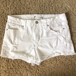 White Denim RSQ Shorts